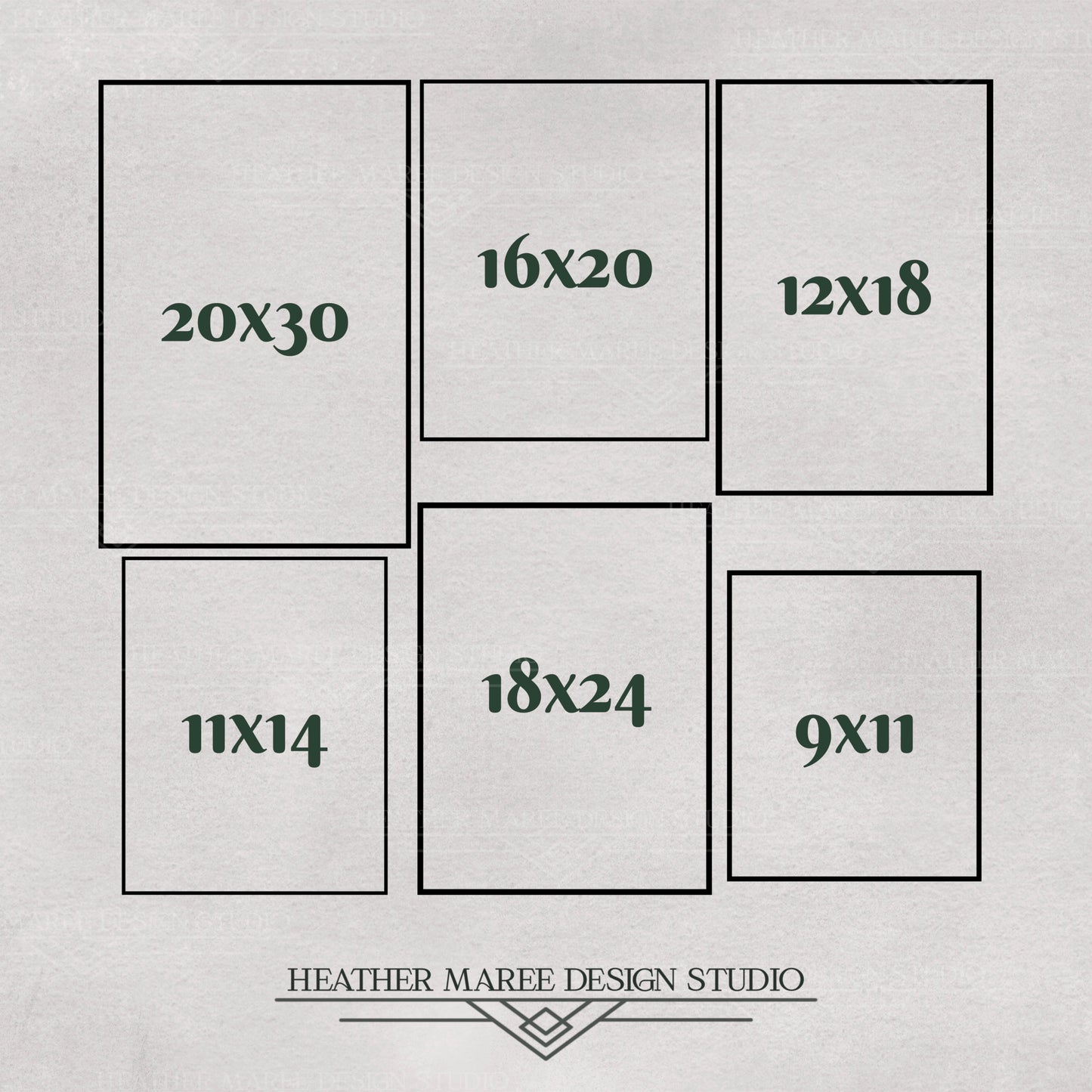 Abstract Moody Ocean View