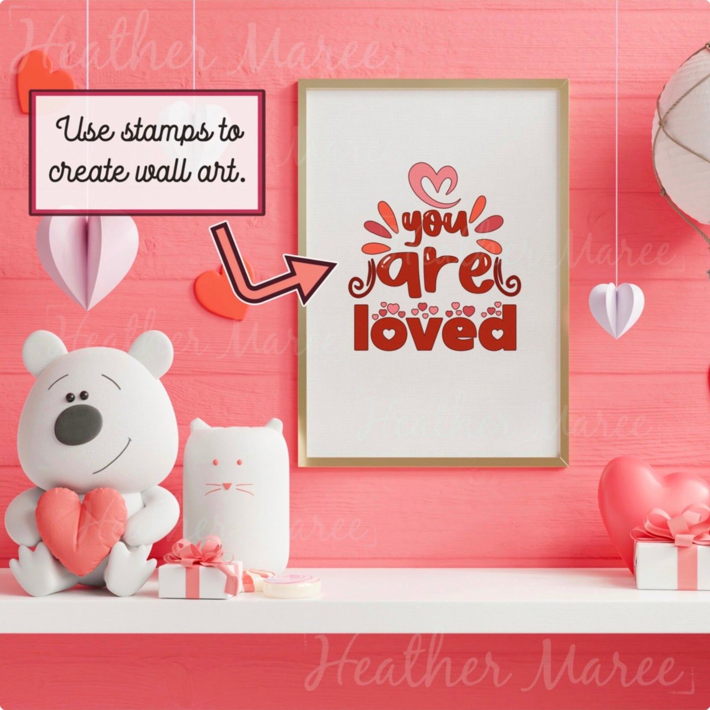 Valentine’s Day Greetings | Procreate Brush Stamps