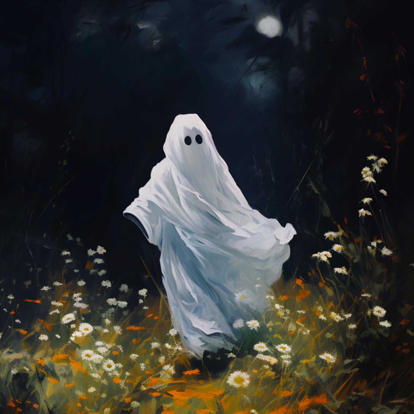 Ghost in a Field of Flowers