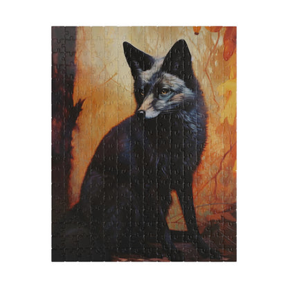 Moody Autumn Fox | Jigsaw Puzzle