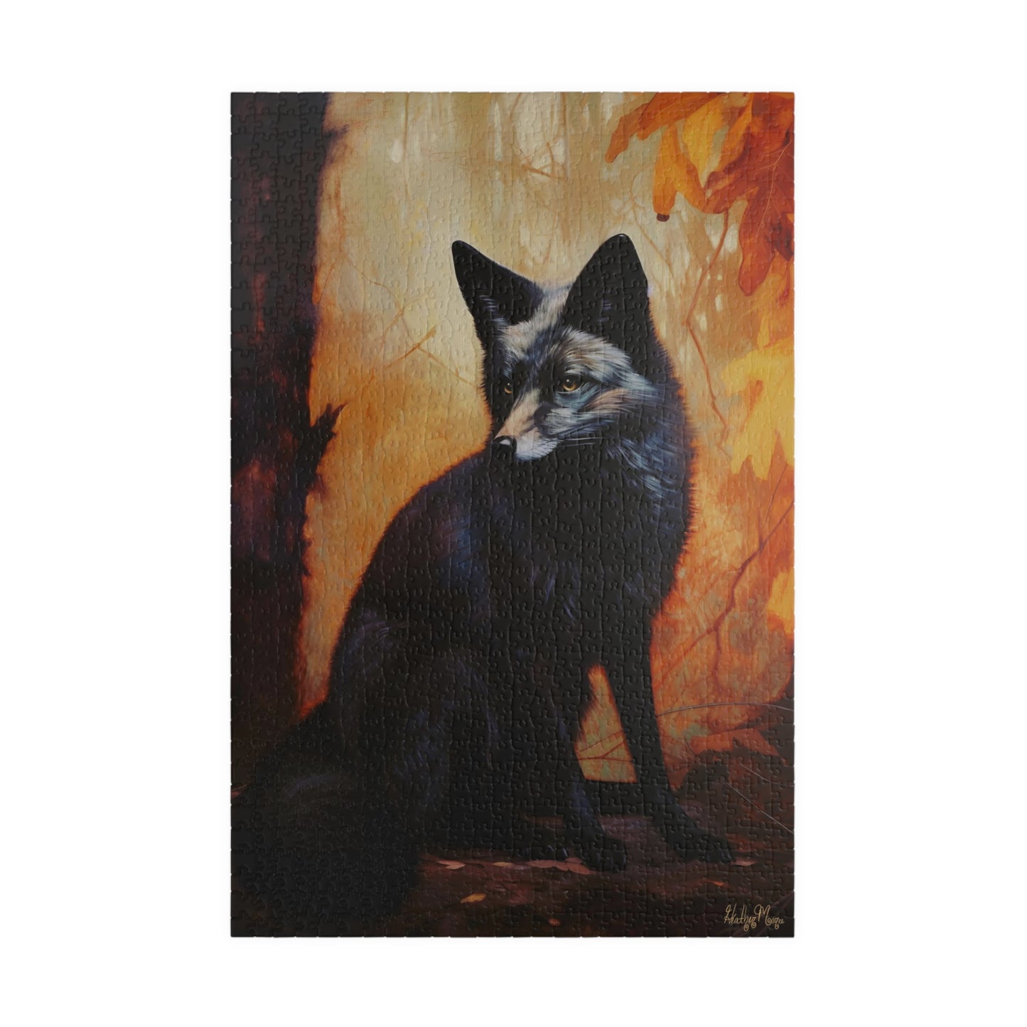 Moody Autumn Fox | Jigsaw Puzzle