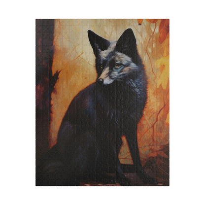 Moody Autumn Fox | Jigsaw Puzzle