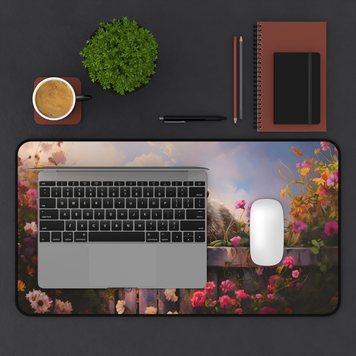 Opossum's Secret Retreat Desk Mat