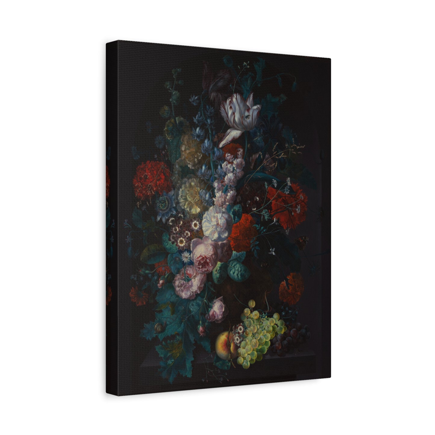 A Vase with Flowers Canvas Print