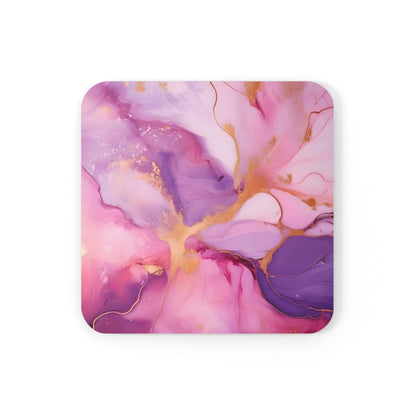 Lilac and Pink Geode | Set of 4 Coasters