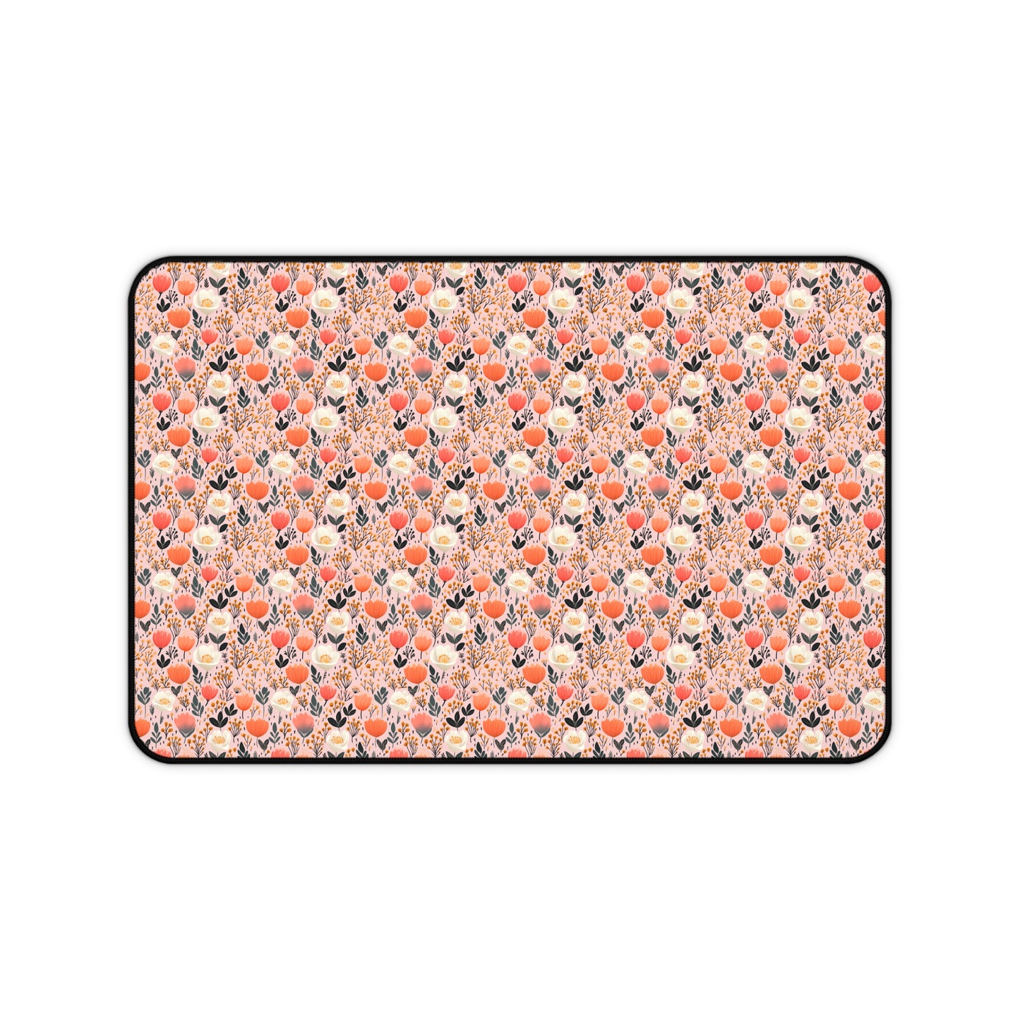 Floral Folk Whimsy Desk Mat