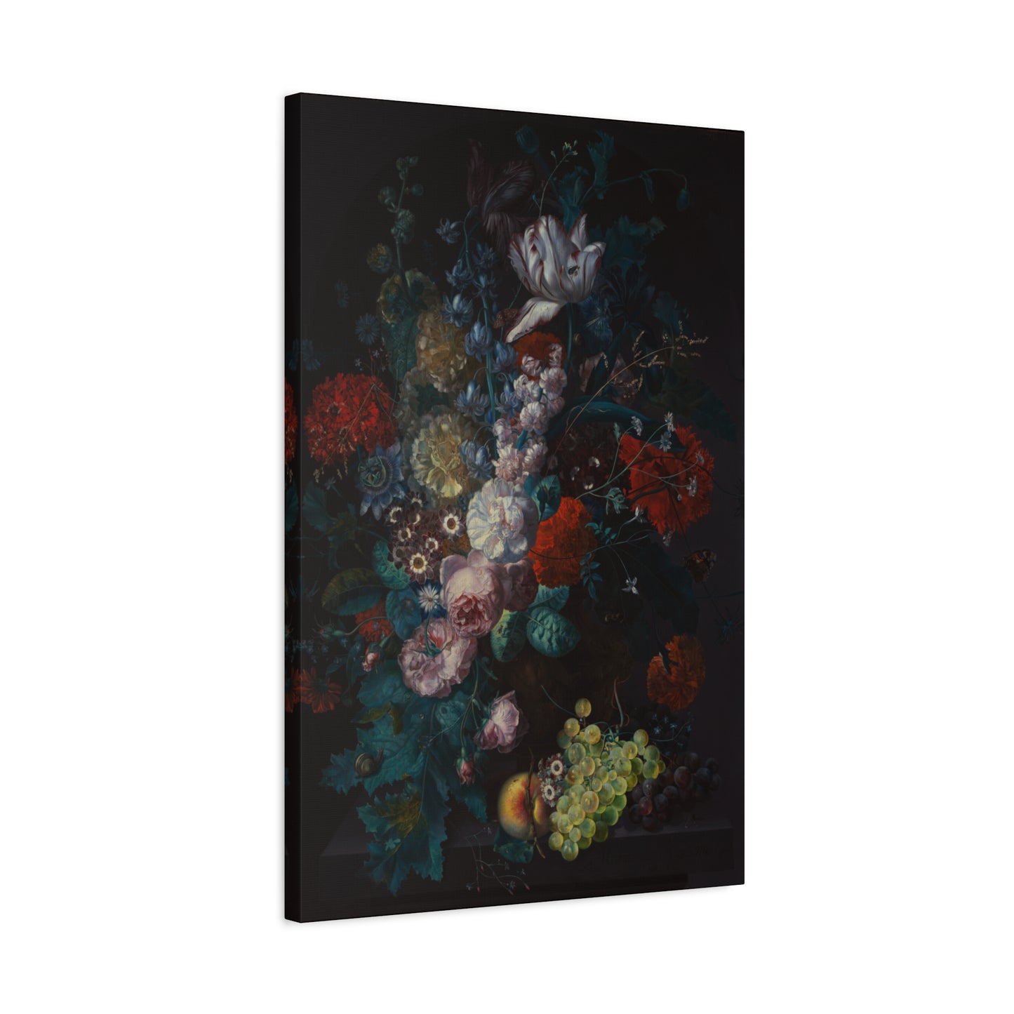 A Vase with Flowers Canvas Print