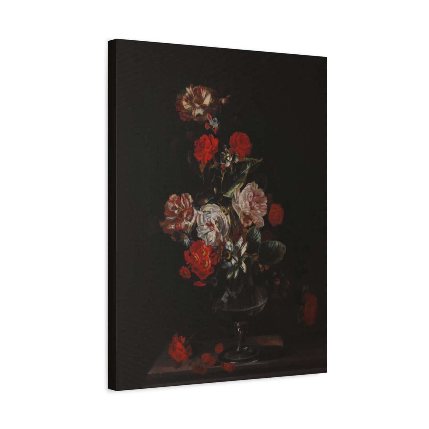 Still Life with Flowers Canvas Print