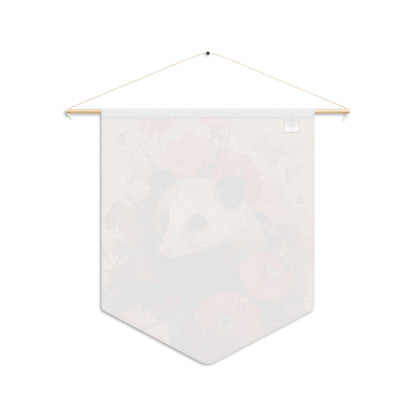 Opossum's Enchanted Haven | Hanging Pennant
