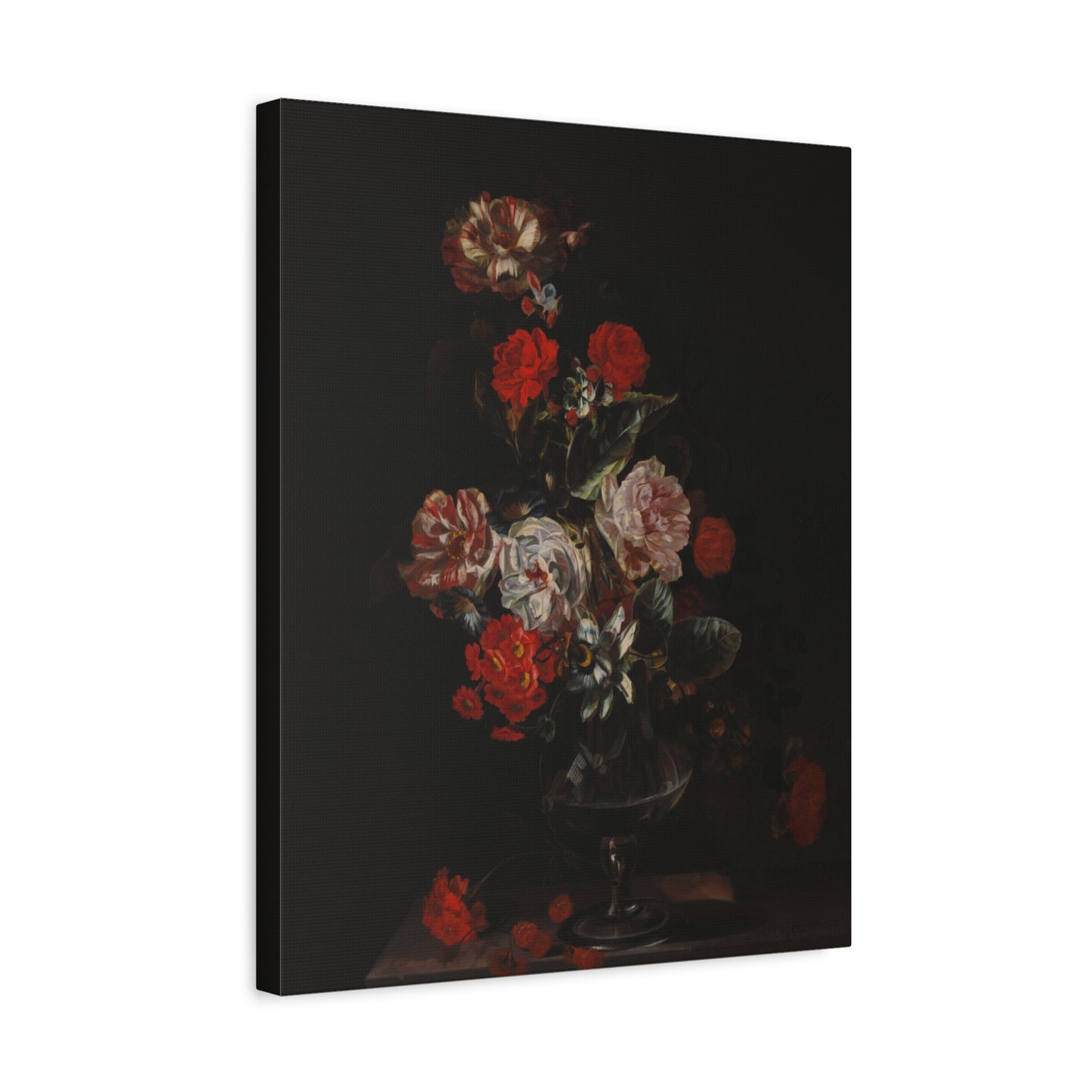 Still Life with Flowers Canvas Print