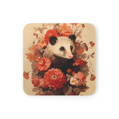 Opossum's Enchanted Haven  | Set of 4 Coasters