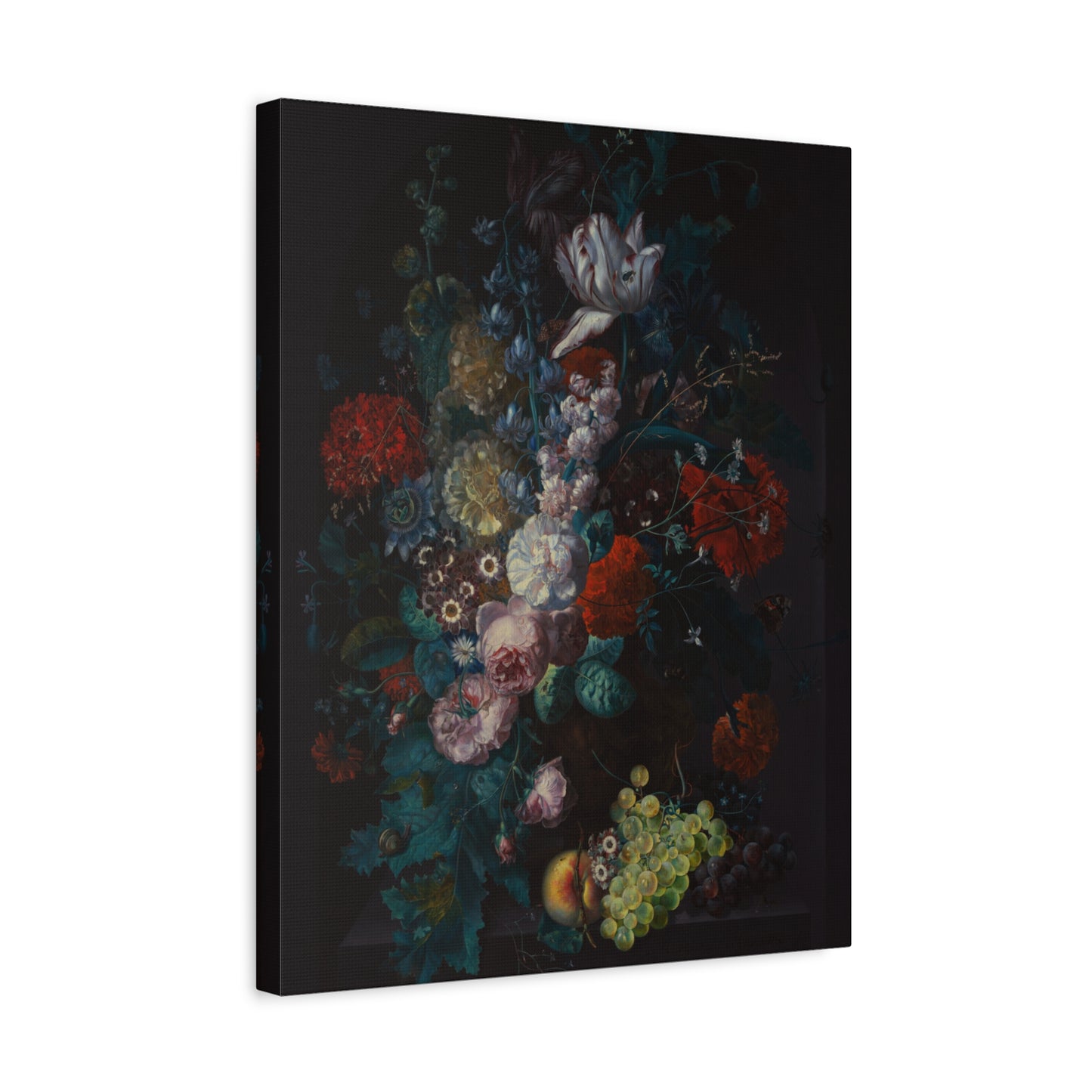 A Vase with Flowers Canvas Print