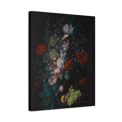 A Vase with Flowers Canvas Print
