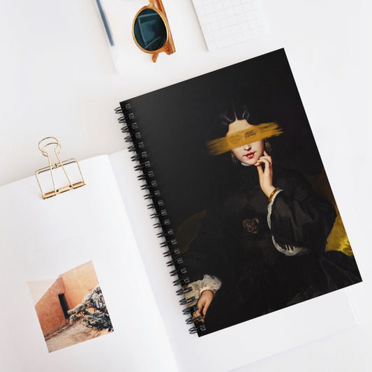 Madame Comtesse de Loynes | Ruled Line Spiral Notebook
