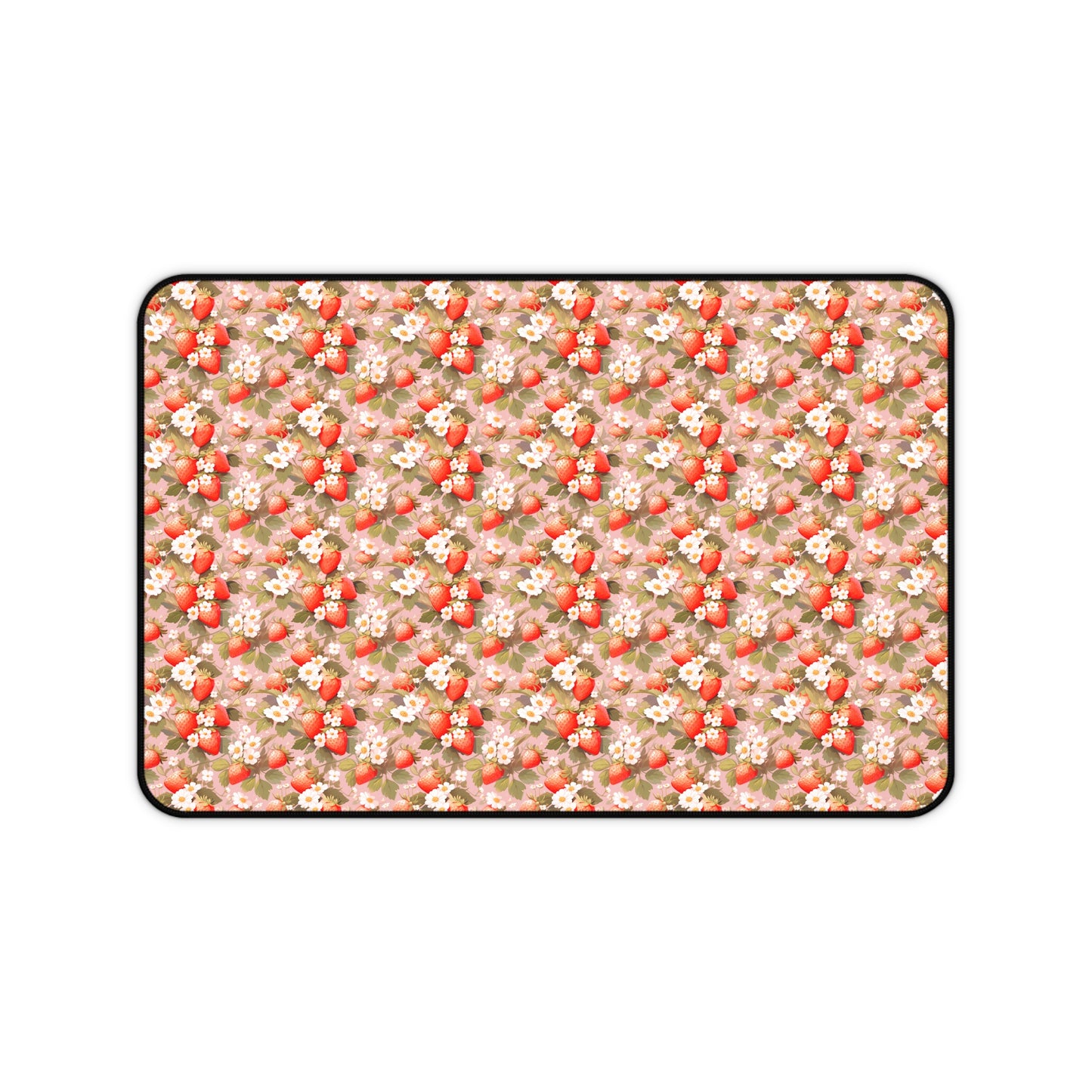 Symphony of Strawberries Desk Mat