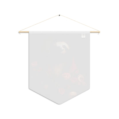 Majestic Sloth with Lush Flowers | Hanging Pennant