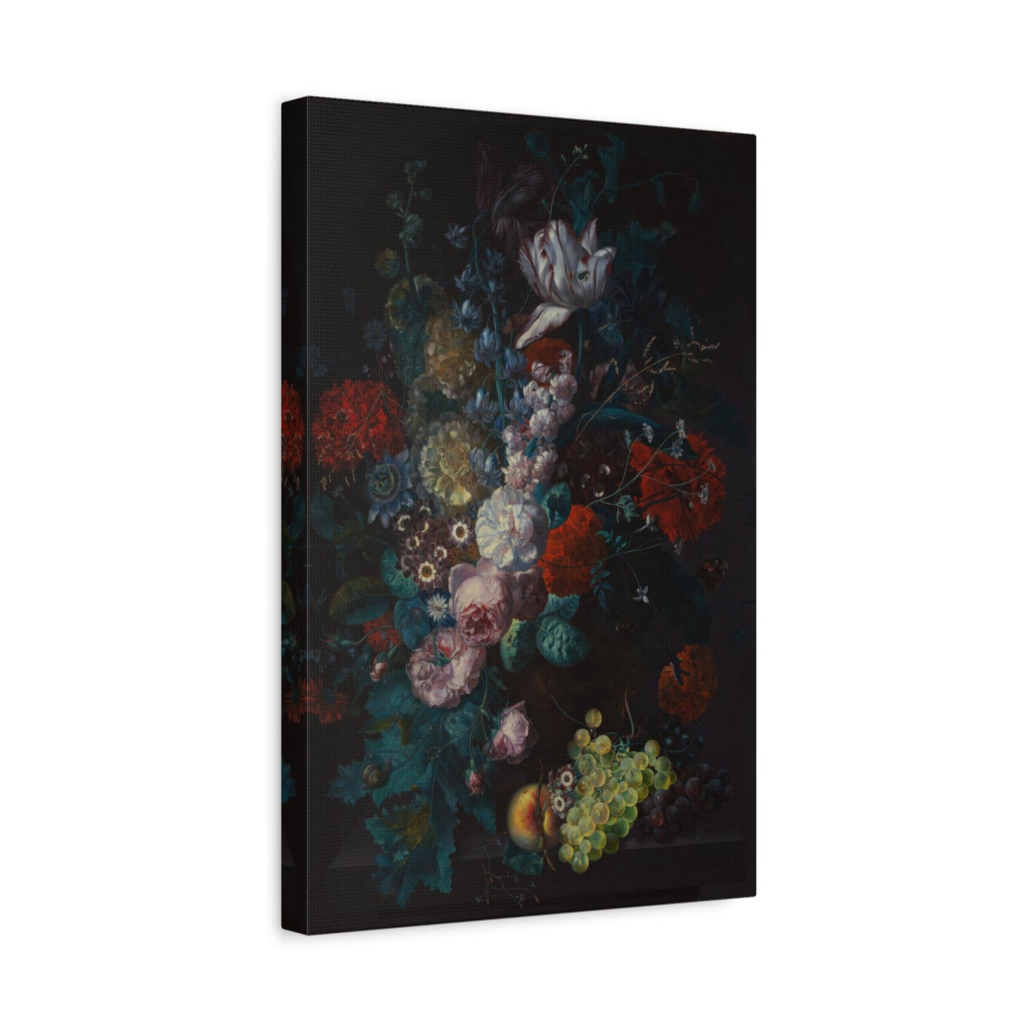 A Vase with Flowers Canvas Print