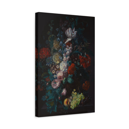 A Vase with Flowers Canvas Print