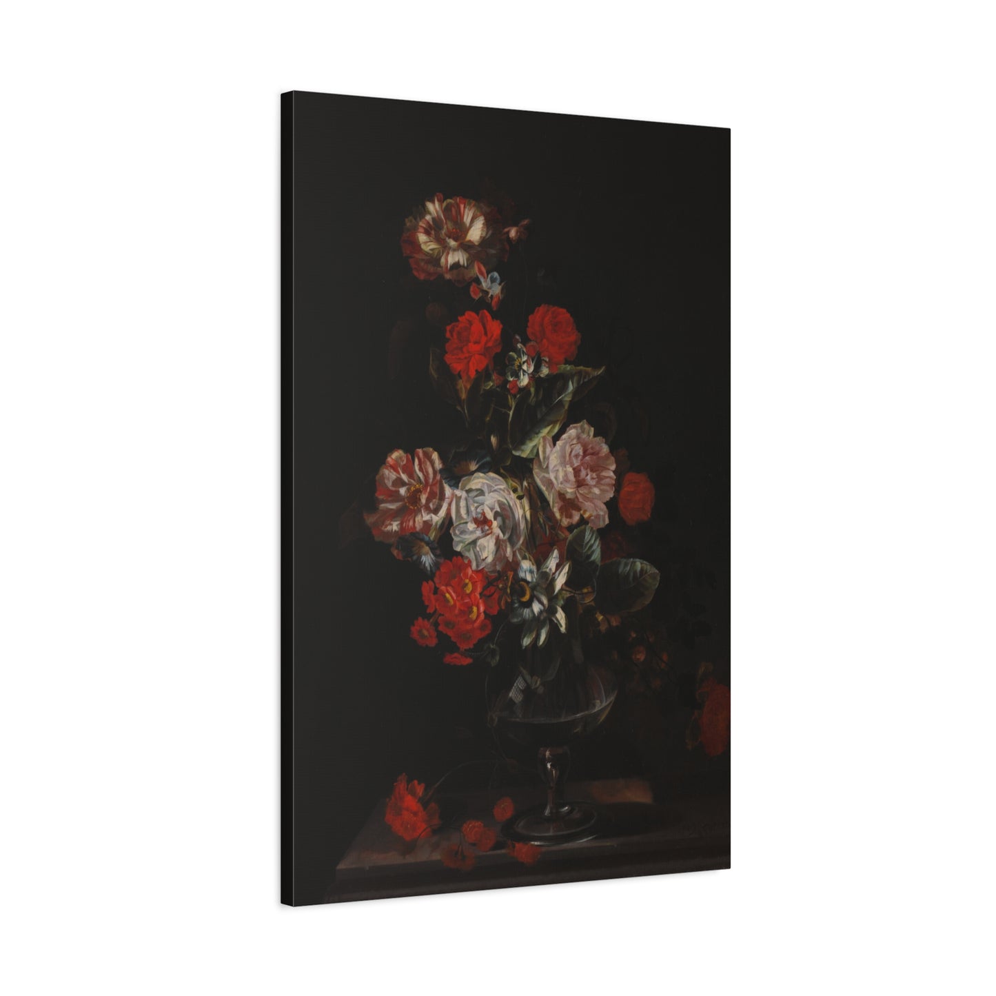 Still Life with Flowers Canvas Print