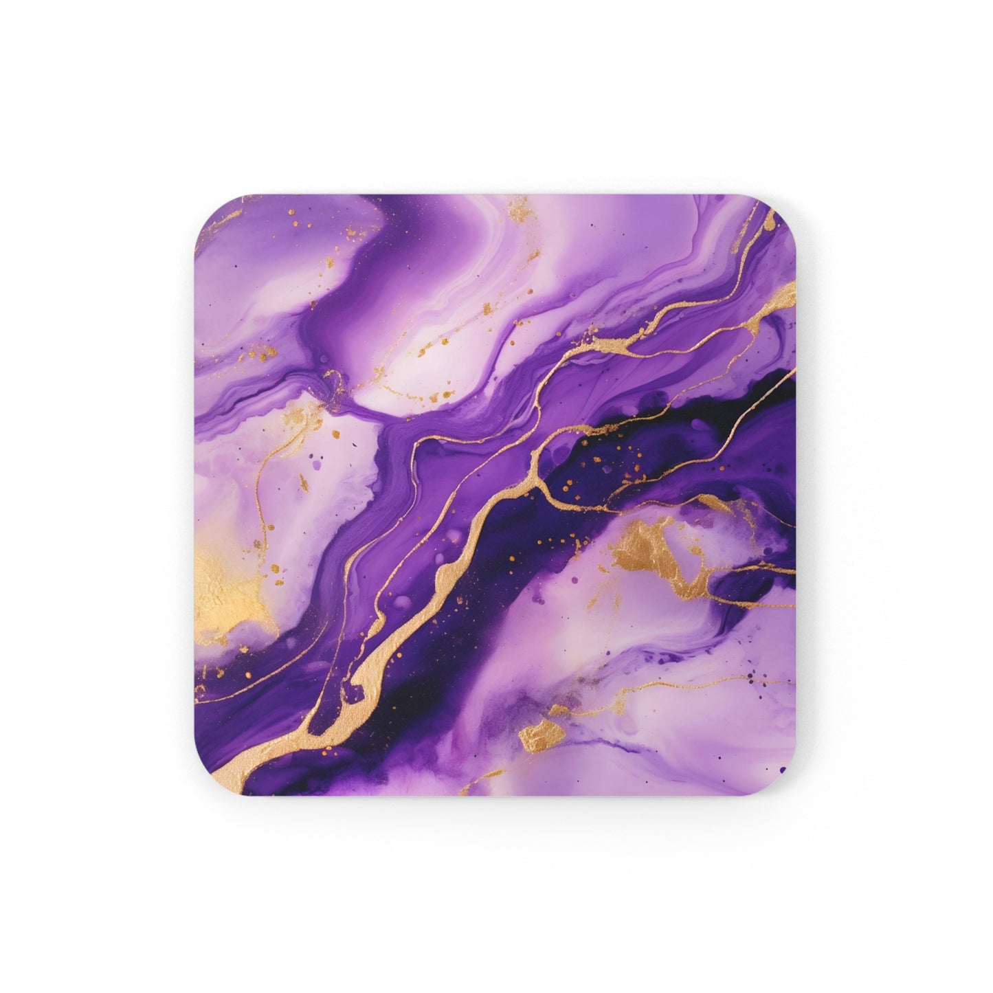 Purple and Lilac Geode | Set of 4 Coasters