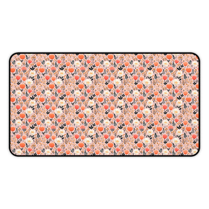Floral Folk Whimsy Desk Mat