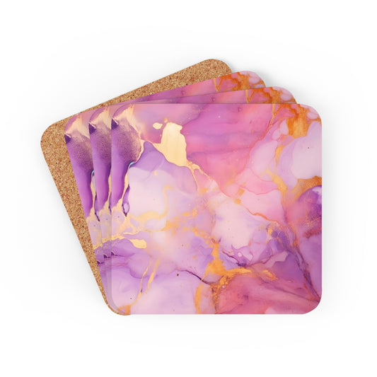Lilac and Mauve Geode | Set of 4 Coasters