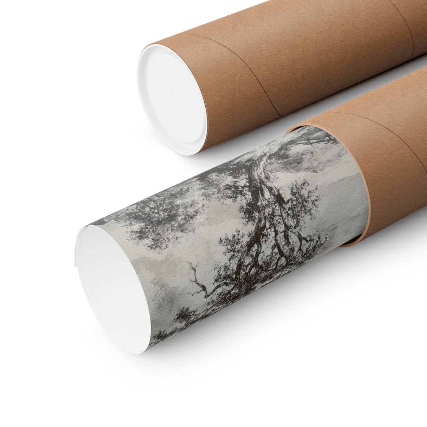 Dune Landscape with Oak Tree