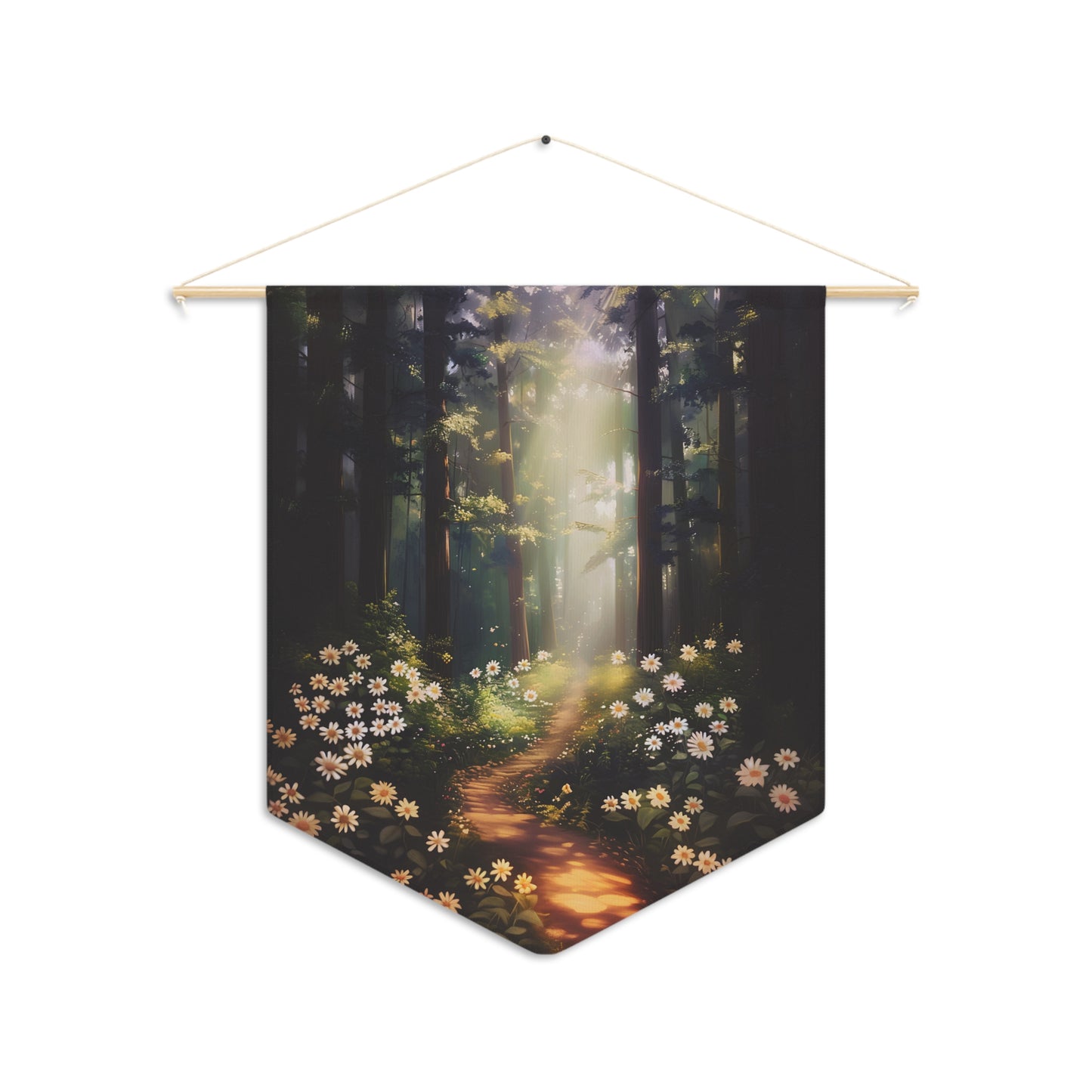 Illuminated Trail of Tranquility | Hanging Pennant
