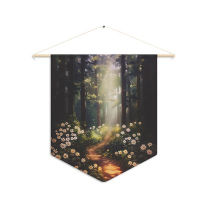 Illuminated Trail of Tranquility | Hanging Pennant