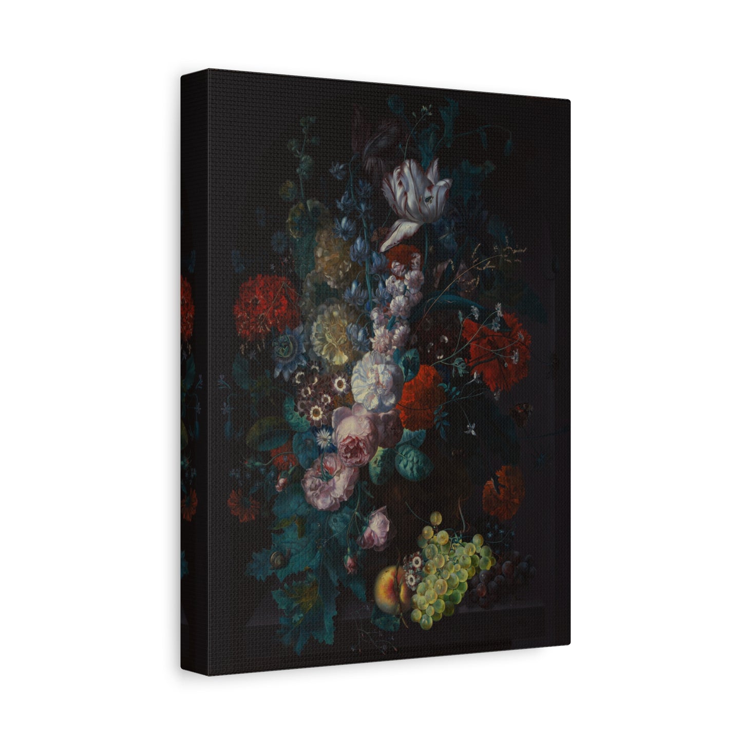 A Vase with Flowers Canvas Print