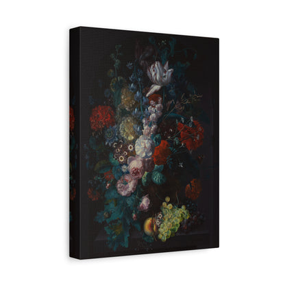 A Vase with Flowers Canvas Print