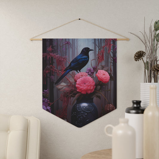Crow's Twilight Sonata | Hanging Pennant