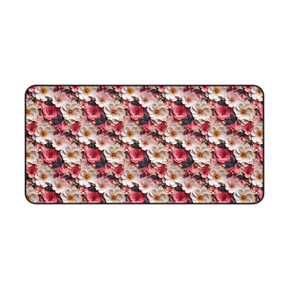 Floral Papercut Delight Desk Mat