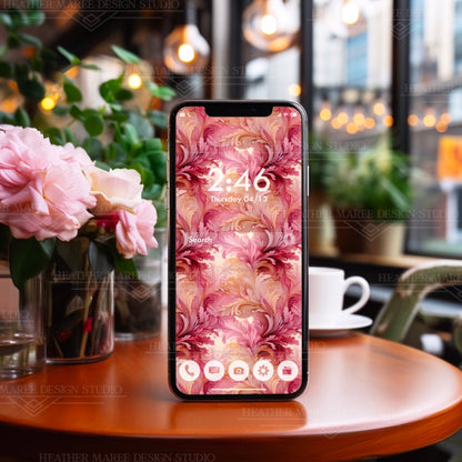 Vintage Art Deco Elegance | Phone Wallpaper