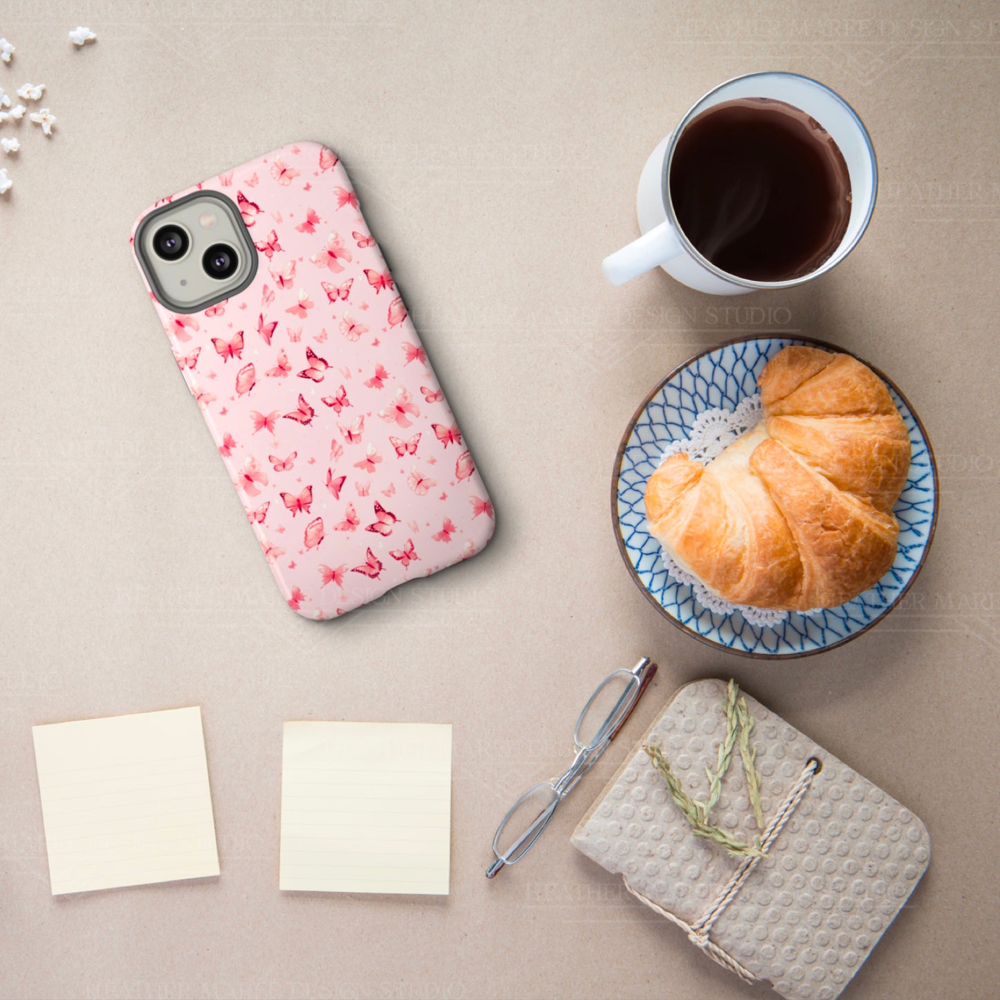 Whimsical Pink Butterflies | Tough Phone Case