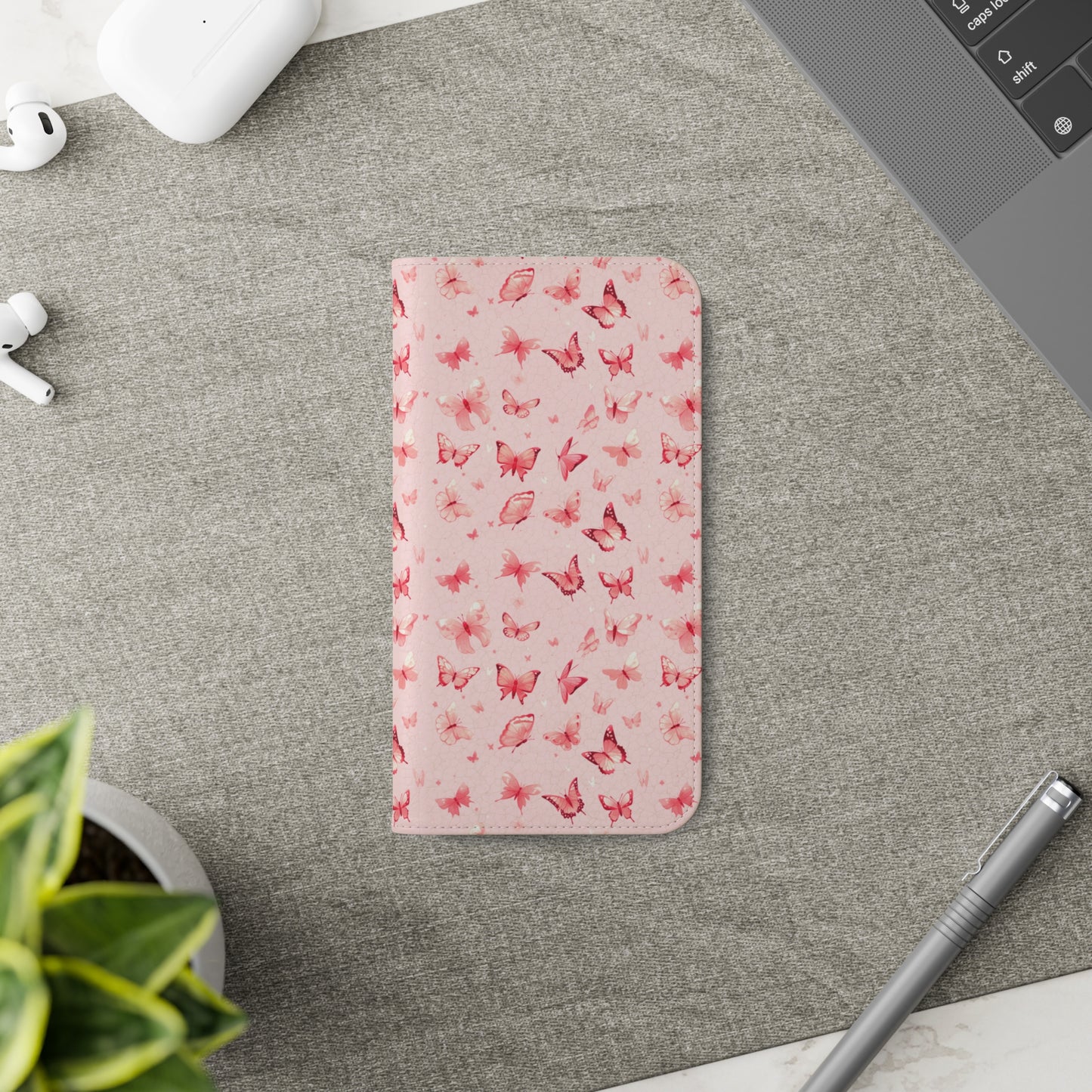 Whimsical Pink Butterflies | Wallet Phone Case