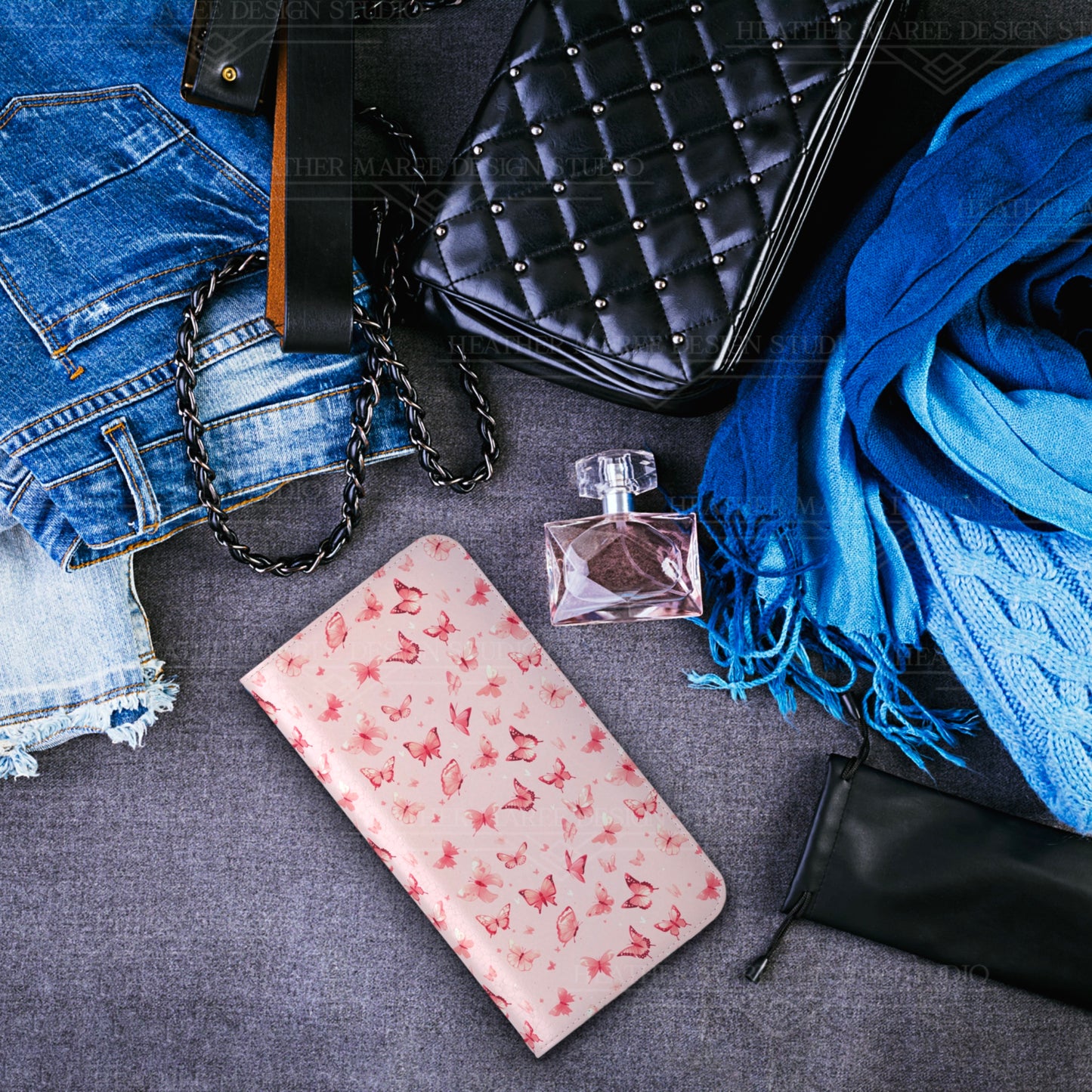 Whimsical Pink Butterflies | Wallet Phone Case