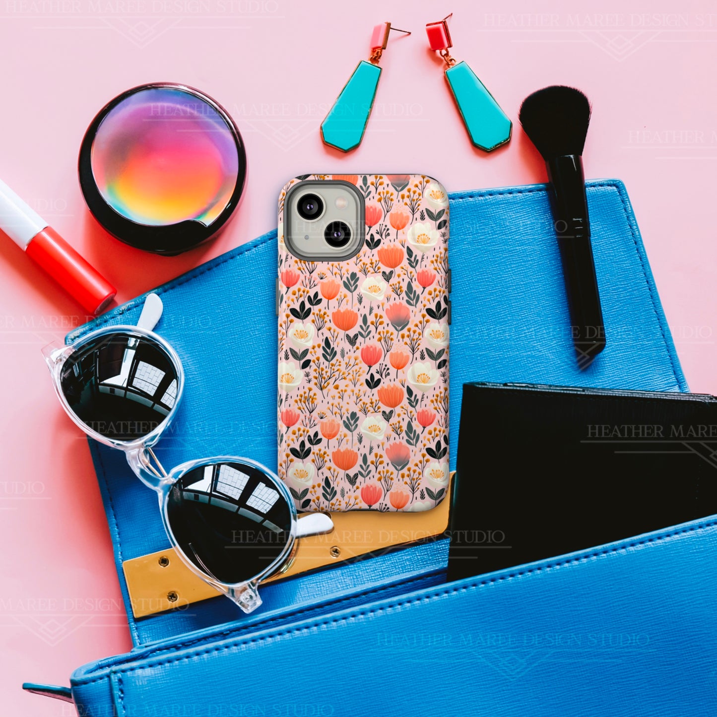Floral Folk Whimsy | Tough Phone Case
