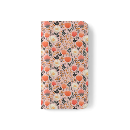 Floral Folk Whimsy | Wallet Phone Case