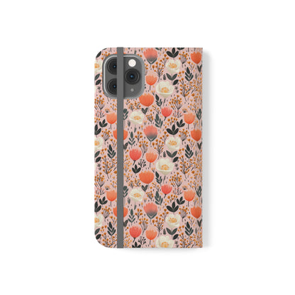 Floral Folk Whimsy | Wallet Phone Case