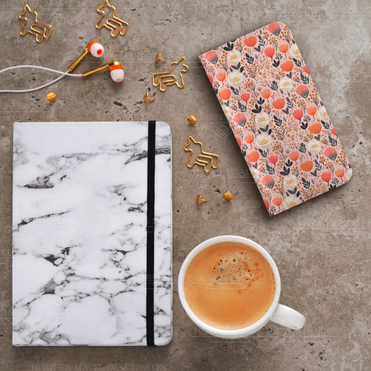 Floral Folk Whimsy | Wallet Phone Case