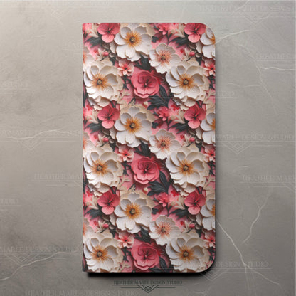 Floral Papercut Delight | Wallet Phone Case