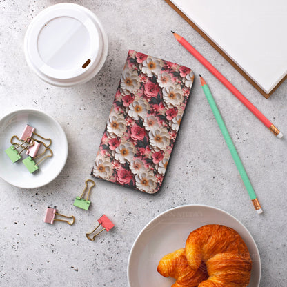Floral Papercut Delight | Wallet Phone Case
