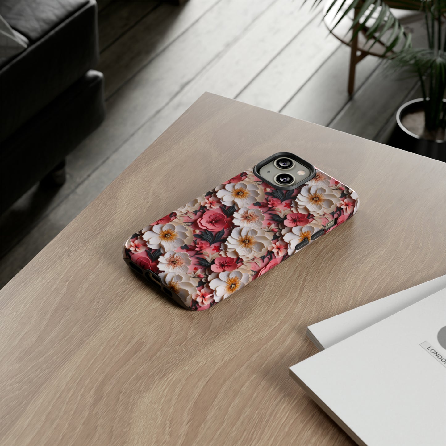 Floral Papercut Delight | Tough Phone Case