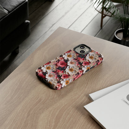 Floral Papercut Delight | Tough Phone Case