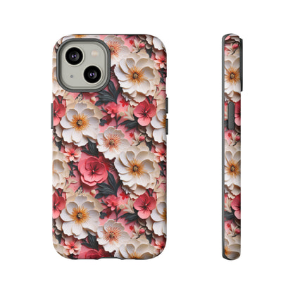 Floral Papercut Delight | Tough Phone Case