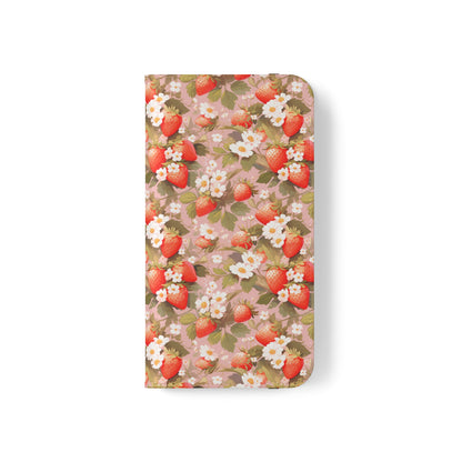 Symphony of Strawberries | Wallet Phone Case