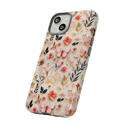 Gilded Butterfly Reverie | Tough Phone Case