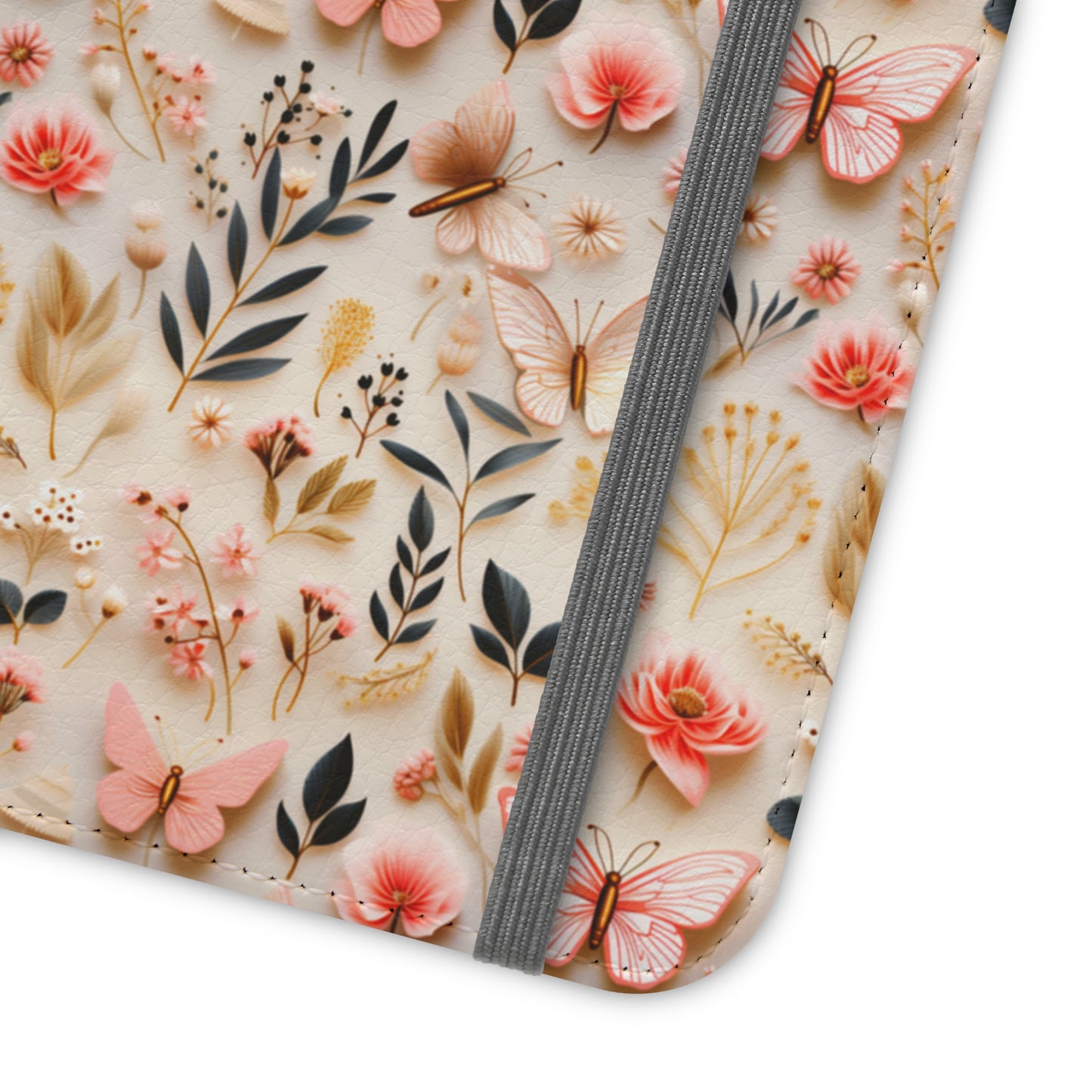 Gilded Butterfly Reverie | Wallet Phone Case