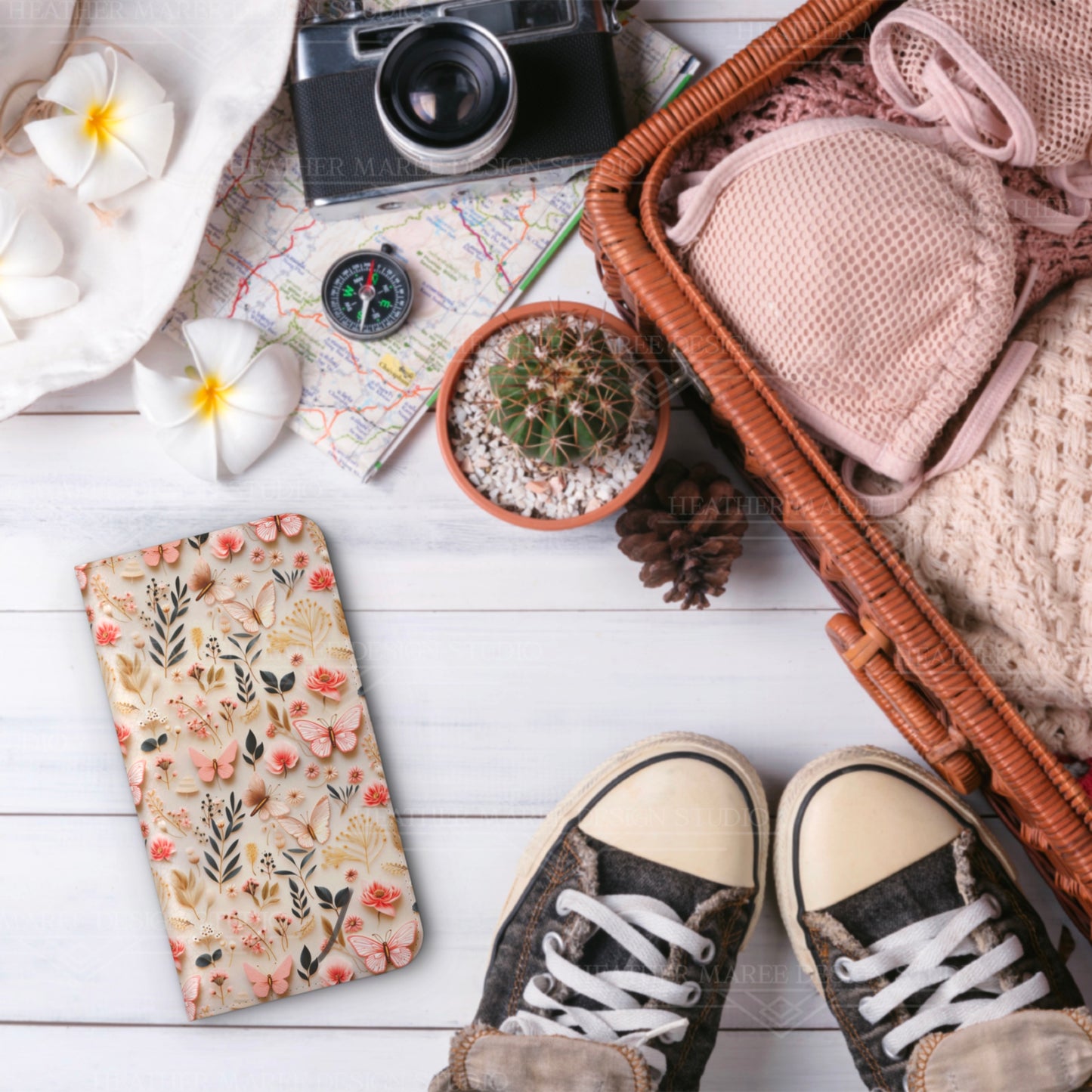 Gilded Butterfly Reverie | Wallet Phone Case